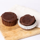 glutenfreie, vegane Schoko-Kokos Muffins, in Förmchen, Isabella Glutenfreie Patisserie, Foto 1