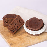 glutenfreie, vegane Schoko-Kokos Muffins, in Förmchen, Isabella Glutenfreie Patisserie, Foto 3