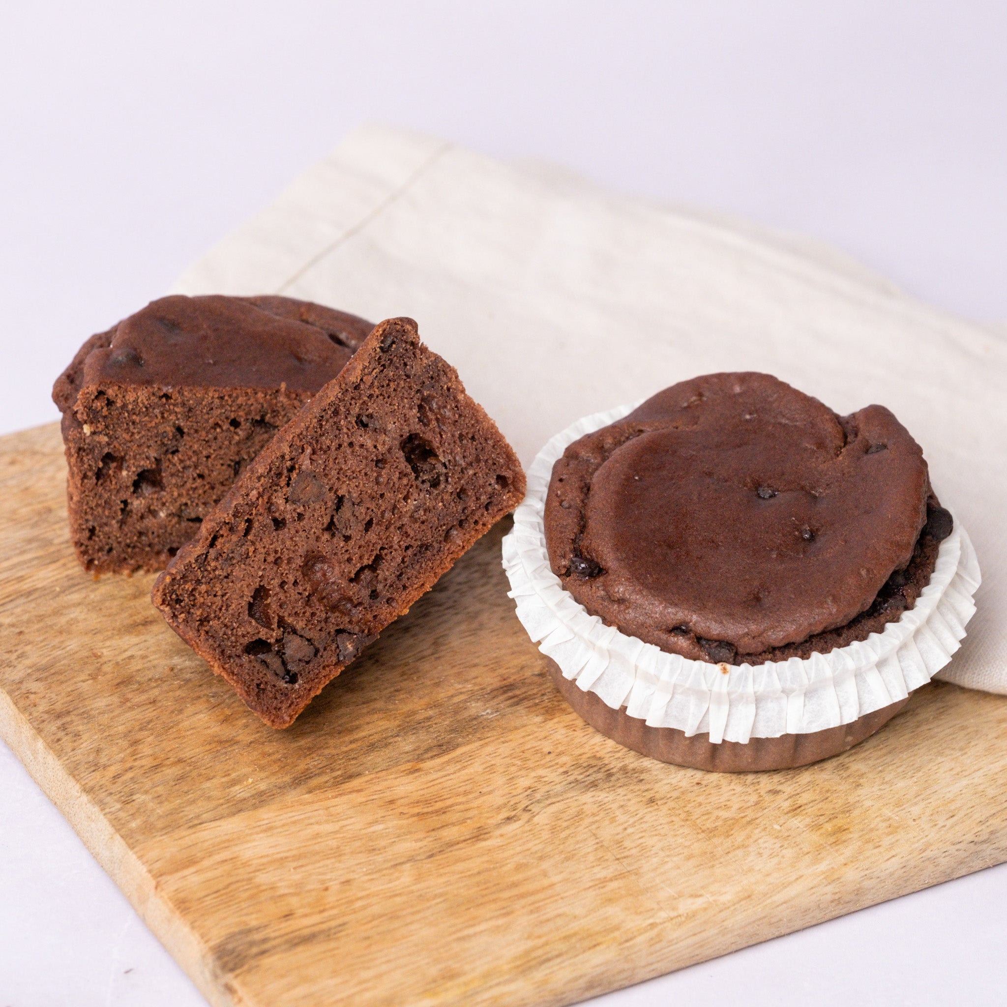 glutenfreie, vegane Schoko-Kokos Muffins, in Förmchen, Isabella Glutenfreie Patisserie, Foto 3