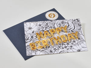 Grußkarte Happy Birthday
