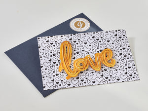 Grußkarte Love