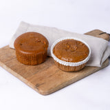 2 Glutenfreie Apfel-Karamell-Muffins – vegane Muffins mit Apfel und Karamell