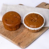 Apfel-Karamell Muffins - glutenfreie, vegane Muffins