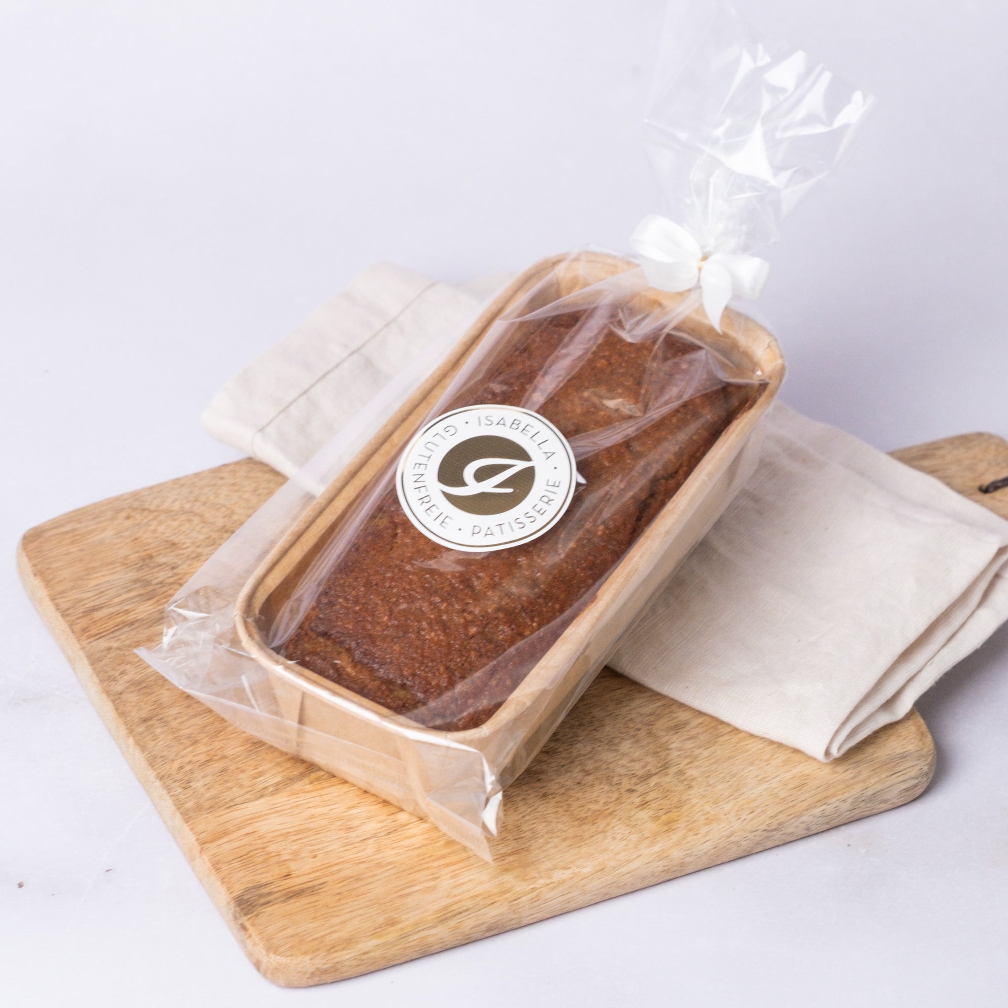 Banana Cake, glutenfreier veganer Bananenkuchen, Isabella Glutenfreie Patisserie