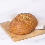 Glutenfreies Hafer-Hanf-Brot – veganes Bio-Sauerteigbrot ohne Hefe
