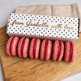 Vegane Himbeer Macaron Box – 6 glutenfreie Macarons