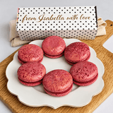 Vegane Himbeer Macaron Box – 6 glutenfreie Macarons