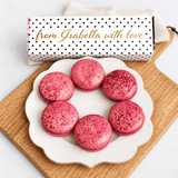 Vegane Himbeer Macaron Box – 6 glutenfreie Macarons