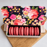 Vegane Himbeer Macaron Box – 6 glutenfreie Macarons