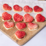 glutenfreie Himbeer Herzen, glutenfreies veganes Gebäck, Isabella Glutenfreie Patisserie