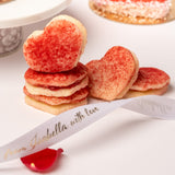 Himbeer Herzen - glutenfreies, veganes Gebäck