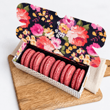 Vegane Himbeer Macaron Box – 6 glutenfreie Macarons