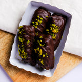 Pistazien-Marzipan Short Bread - glutenfreies, veganes Gebäck