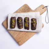 Pistazien-Marzipan Short Bread - glutenfreies, veganes Gebäck