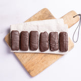 Lebkuchen / Printen in Schokolade - glutenfreie, vegane Printen