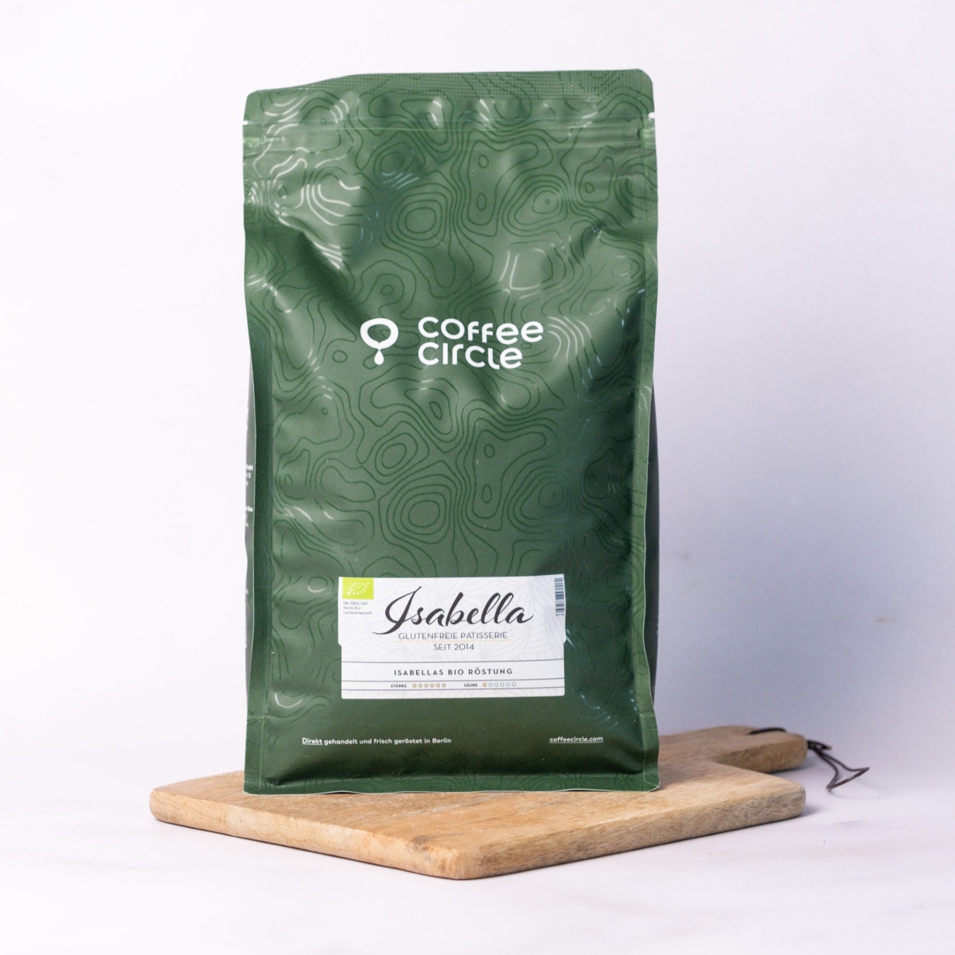 Isabellas Decaf Röstung – entkoffeinierter Bio-Kaffee gemahlen mit vollmundigem Aroma, koffeinfrei & aromatisch.