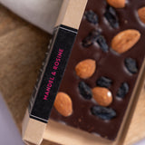 Mandel-Rosine 72% Bio & Vegane Schokolade