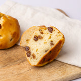 2 Rosinen-Quark-Brötchen - glutenfreie süße Backwaren
