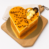 Vegan Summer Passion Herz - glutenfreie Torte