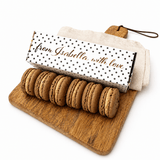 Veganer Erdnuss-Schoko Macaron Box – 6 glutenfreie Macarons
