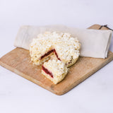 Kirsch Crumble - glutenfreier, veganer Kuchen