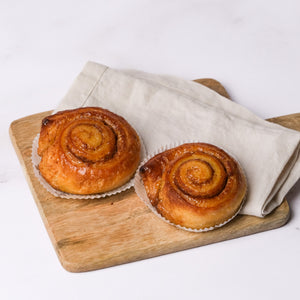 2 Zimtschnecken - glutenfreie, vegane süße Backwaren