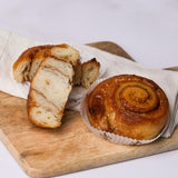 2 Zimtschnecken - glutenfreie, vegane süße Backwaren