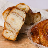 2 Zimtschnecken - glutenfreie, vegane süße Backwaren