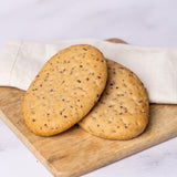 glutenfreie Leinsamen-Panini, glutenfreie vegane helle Brötchen, Isabella Glutenfreie Patisserie, Foto 1