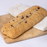Glutenfreies Oliven-Ciabatta – veganes Bio-Brot mit Kalamata-Oliven