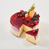 Himbeer White Chocolate Cheesecake - glutenfreie Torte