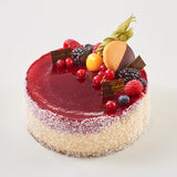 Himbeer White Chocolate Cheesecake - glutenfreie Torte