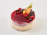 Raspberry White Chocolate Cheesecake - gluten-free cake