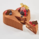 Schokomousse Torte mit Crème Brûlée - glutenfreie Torte
